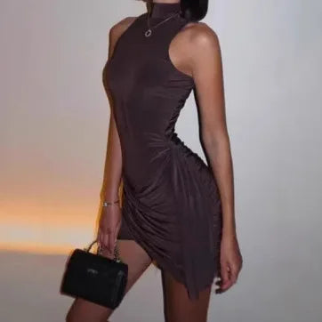 Woman Summer Dresses Temperament High-end Slim Fit Dress For Women  Wrap Buttocks Skirt Style Short Skirt Elegant Evening Dress