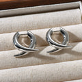 European American Fashion Brass S925 Silver Detachable Trendy Women's Earrings Suitable for Wedding Party Gifts