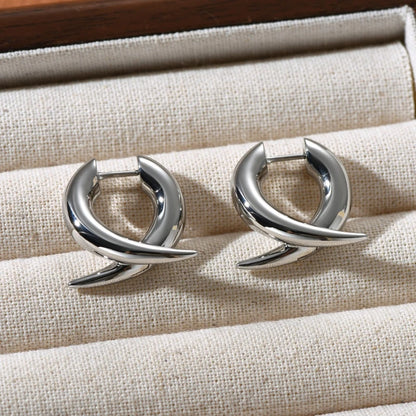 European American Fashion Brass S925 Silver Detachable Trendy Women's Earrings Suitable for Wedding Party Gifts