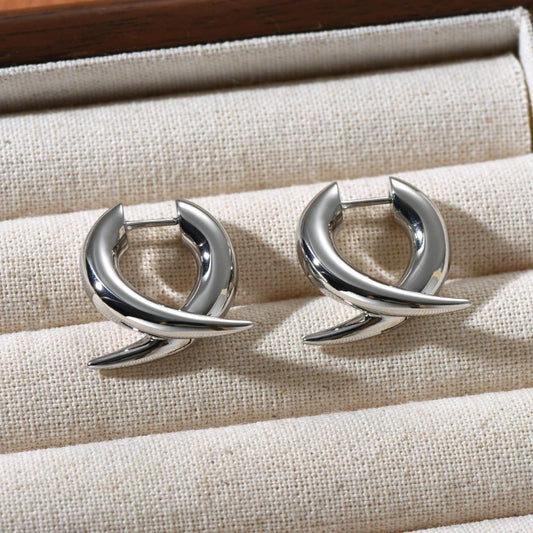 European American Fashion Brass S925 Silver Detachable Trendy Women's Earrings Suitable for Wedding Party Gifts