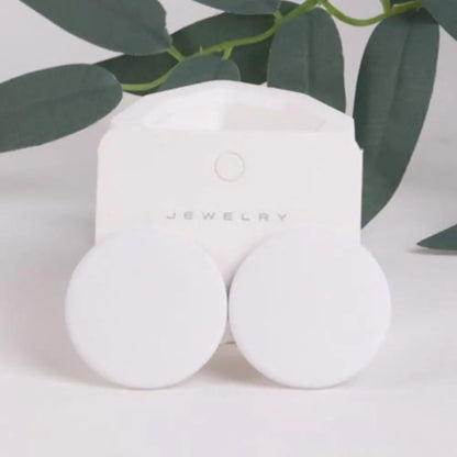 High Quality Exaggerated Acrylic Round Earrings Colorful Dangle Earrings Simple And Versatile Earrings Fashion Earrings