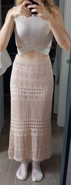 Women Skirt Summer Long Skirts Midi High Waist Girls Solid Vintage Skrits Sexy A Line Harajuku Skirt Y2k Kawaii Lace Pleated