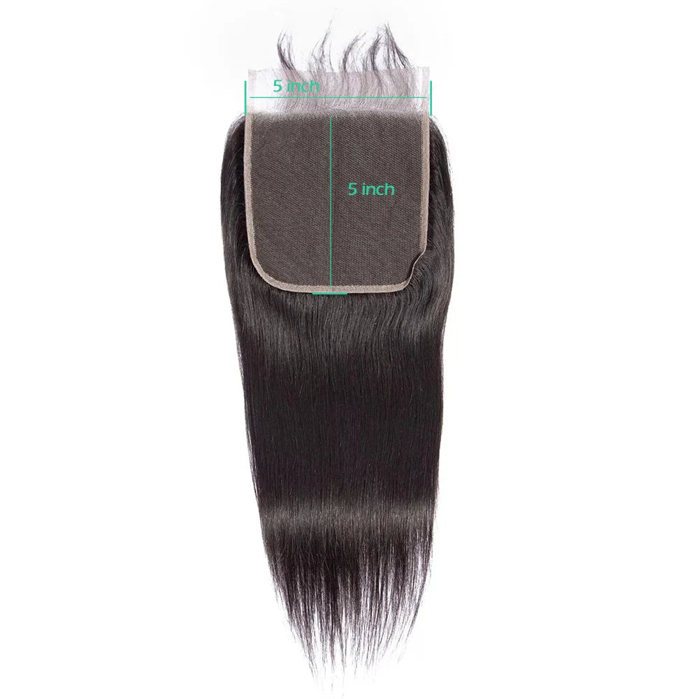 Straight 4x4 5x5 6x6 Closure Human Hair 13x4 Ear To Ear Transparent Frontal Lace Only 2x6 HD Lace Closure 3-5 Days Delivery