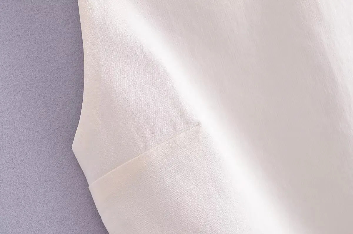 TRAF Women Top 2024 Lace Up Backless Camisole Top Women Cheap clothes Sexy Fashion Tanks & Camis Crop top Women White Black top