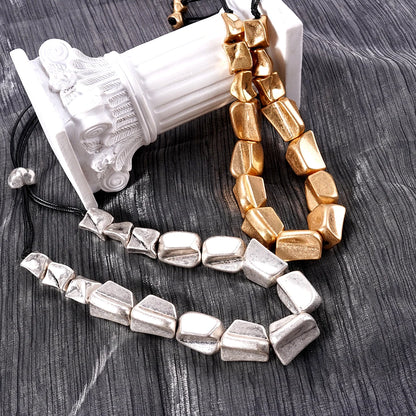 Hip-hop Style Men's And Women's Necklaces 2025 New Concert Runway Accessories With Exaggerated Irregular Collarbone Chains