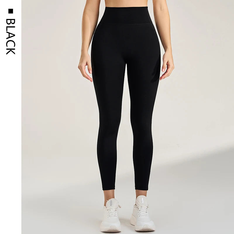 No Embarrassment Line Yoga Pants Women High Waisted Lift Hip Peach Butt Stretch Leggings Sweatpants Pants Long Pants