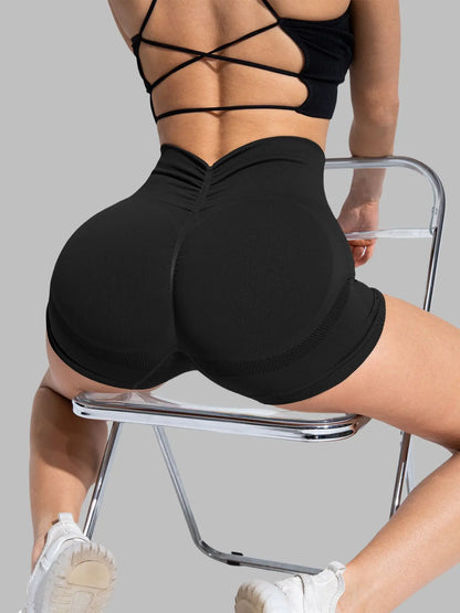 High-Waisted Hip-Lifting Yoga Pants for Women, Running Bare Sensation Breathable Fitness Pants Outer Wear Leggings, Tight Shorts