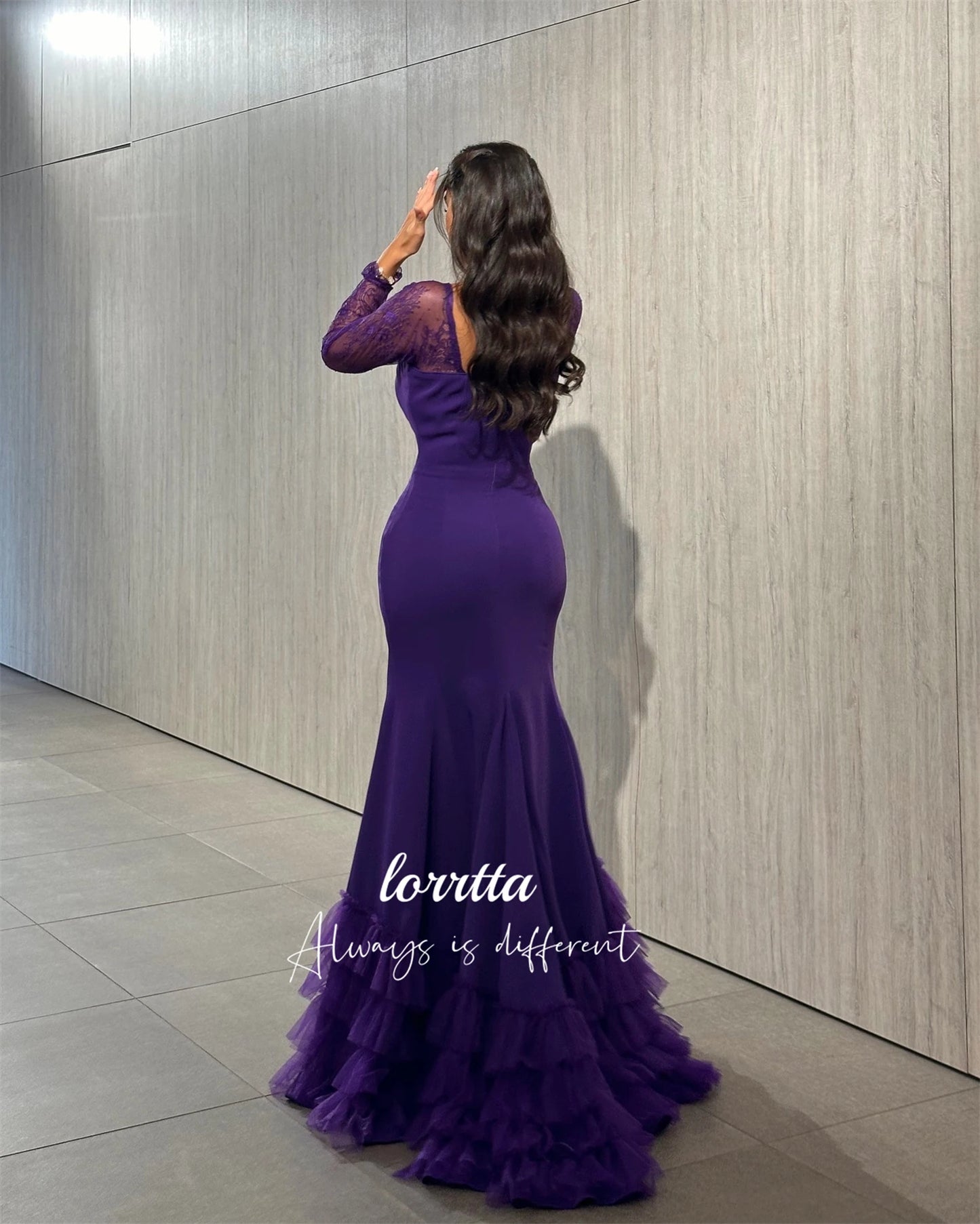 Customized Woman Wedding Party Dress Fishtail Cut Purple Evening Cocktail Dresses Women 2025 Robe De Soiree Femmes Prom Dreeses
