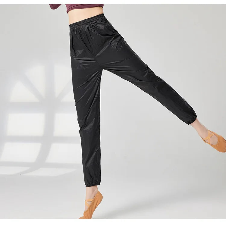 Ballet Pants Woman Yoga Leggings Fitness Yoga Pants Girls Sport Pants Dance Pants Nylon Dance Warm Up Fitness Pants Women