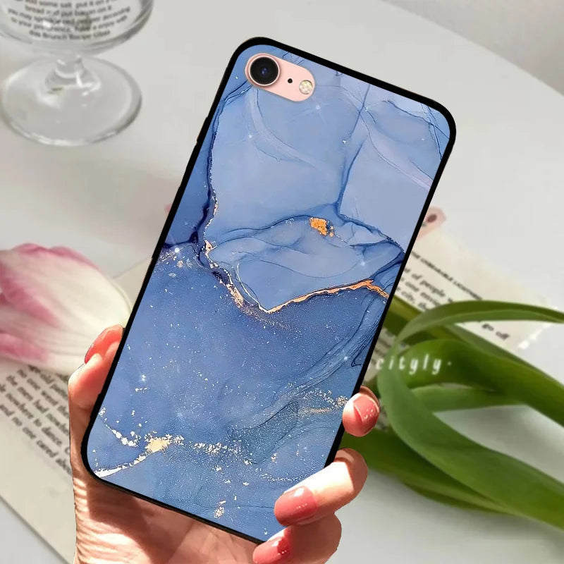 For iPhone 6S 6 Case Silicone Soft Back Phone Cover For iPhone 7 7Plus 6 6S Plus Silicon Cases For iPhone 8 8 Plus Fundas Bumper