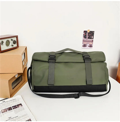 Fashion Travel Bags For Women Large Capacity Men's Sports bag Waterproof Weekend Sac Voyage Female Messenger Bag Dry And Wet