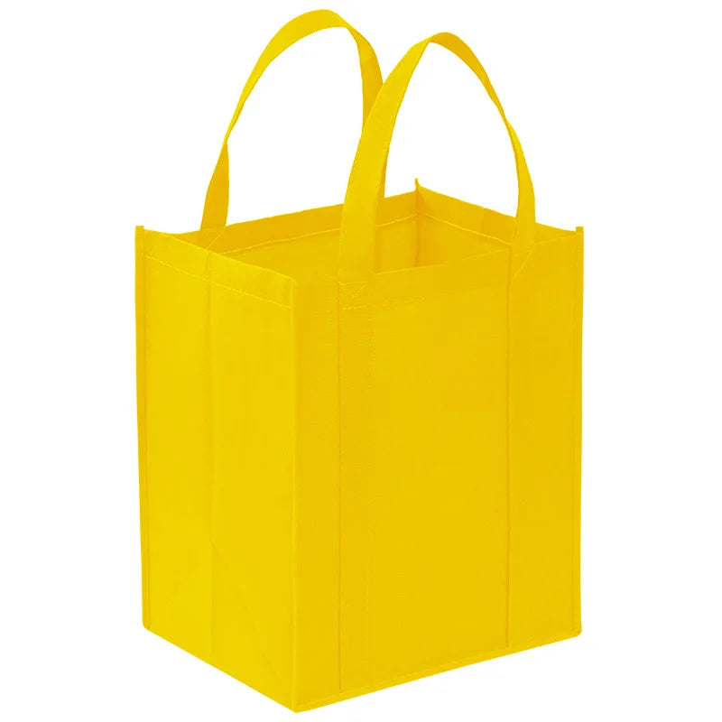 Simple Reusable Shopping Bags For Women Portable Foldable Eco-Friendly Grocery Heavy Duty Handbag Large Capacity Tote Bag