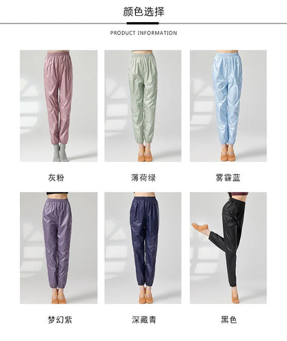 Ballet Pants Woman Yoga Leggings Fitness Yoga Pants Girls Sport Pants Dance Pants Nylon Dance Warm Up Fitness Pants Women