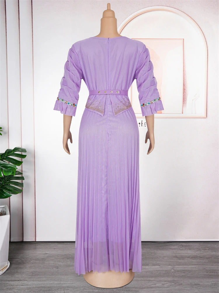 African Dresses For Woman 2025 Africa Clothing Wedding Party Evening Gowns Dashiki Ankara Outfits Dubai Turkey Kaftan Abayas