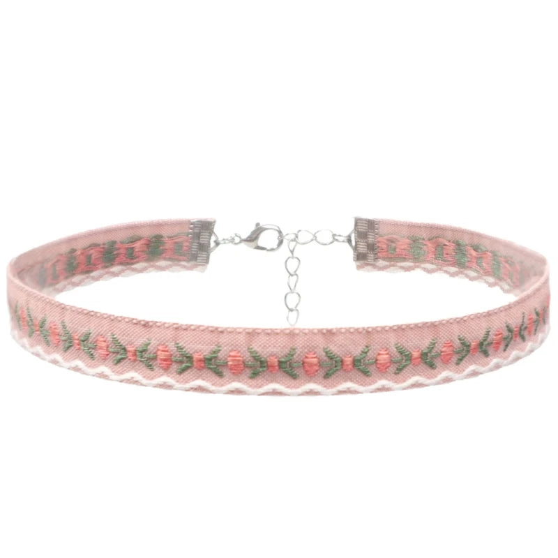 Fashion Lace Necklace for Women Lady Elegant Heart Flower Choker Necklaces Collar Clavicle Chain Wedding Party Jewelry