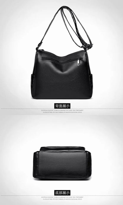 Handbag for Ladies 2025 Women's Crossbody Bag New Multi-layer Mother's Bag Large Capacity Shoulder Messenger Purse Foreign Trade