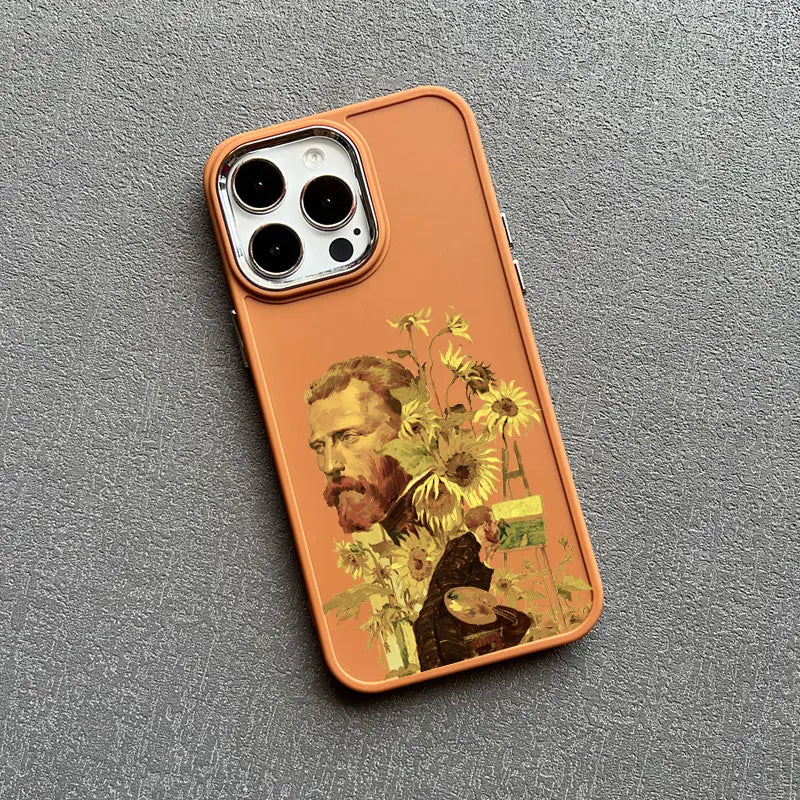 Art Painting Silicone Phone Cases For iPhone 11 12 13 14 15 Pro Max 15 14 Plus X XS XR 7 8 Plus SE 2020 Shockproof Case Cover