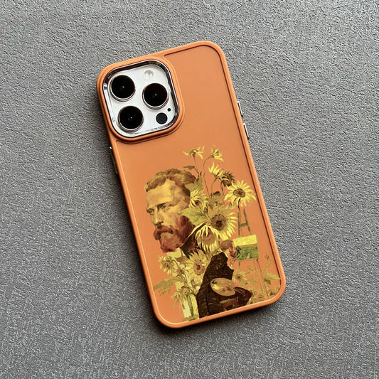 Art Painting Silicone Phone Cases For iPhone 11 12 13 14 15 Pro Max 15 14 Plus X XS XR 7 8 Plus SE 2020 Shockproof Case Cover