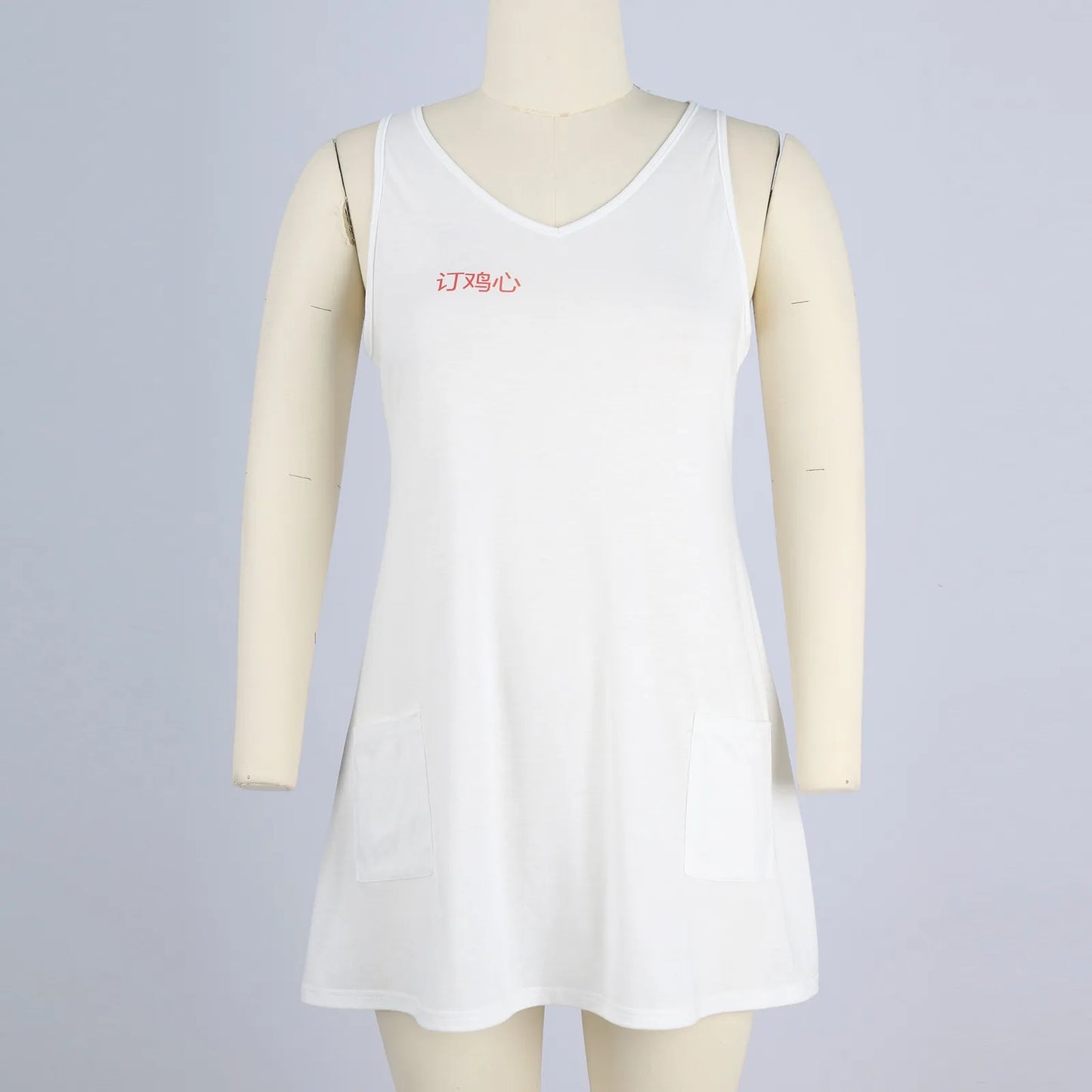 Dresses For Women 2024 Fashion Women'S Casual Print Summer Bohemian Beach Dress With Pockets V Neck Tank Dress Formal Dresses