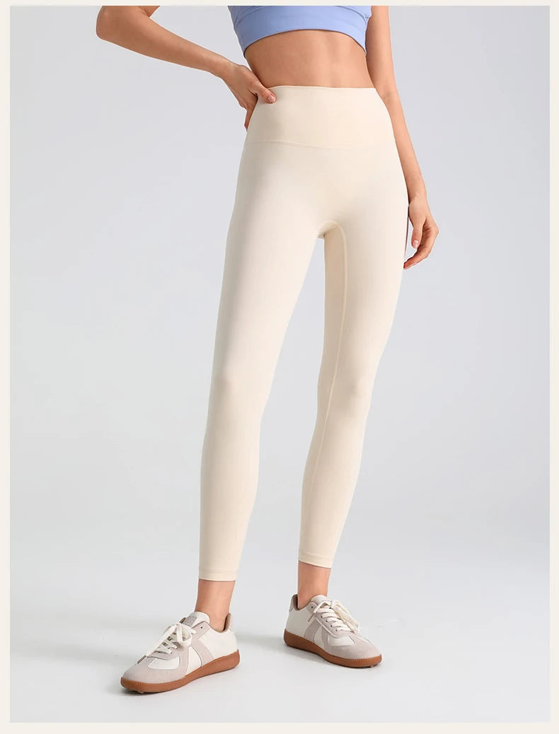 Women's Yoga Pants Gym Leggings Lady's Girl Fitness Soft touch Tights High Waist Elastic Breathable No T Line Sports Pants