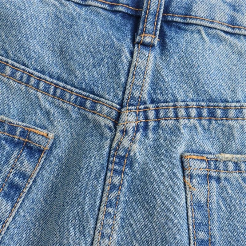 2024 New Spring and Summer  Women's Mini Skirts Fashion Women Denim Skirts Casual Chic High Street Ladies Skirt