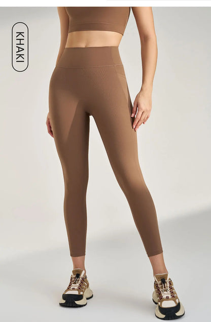 No Embarrassment Line Yoga Pants Women High Waisted Lift Hip Peach Butt Stretch Leggings Sweatpants Pants Long Pants