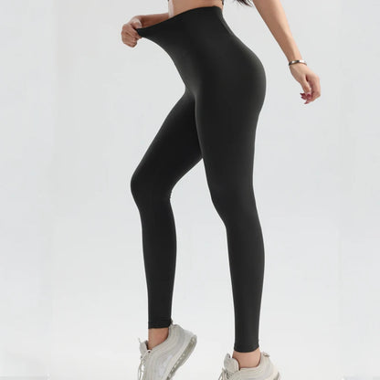 Solid Color Yoga Pants Pants Women's Gym Pants Quick Dry Breathable Leggings Outdoor Cycling Pants