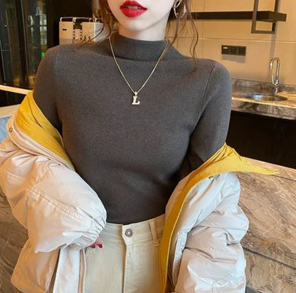 Tops Woman Trending Clothing Polyester Long Sleeve T Shirt for Women Autumn Winter Korean Reviews Many Clothes Emo Cheap Style