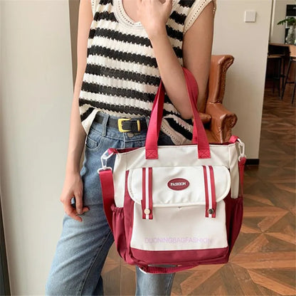 Women's Tote Bag, Large Capacity Daily Handbag, Travel Bucket Shoulder Bag, Fashion Messenger Bag,Campus School Bags Satchel