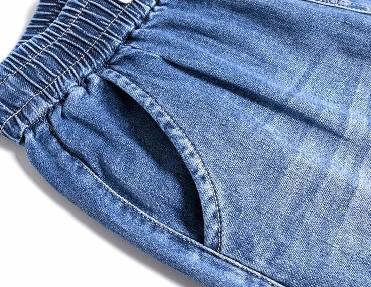 Womens Jeans Pants For Women With Pockets Blue Trousers High Waist Shot 2000s Y2k Wide Leg Xxl 90s Trend Unique Japanese Shiny