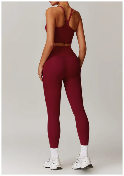 Women Gym Yoga Pants Fitting Woman Training Exercise Sports  Leggings Fitness Women Push Up Clothing Splicing together Tights