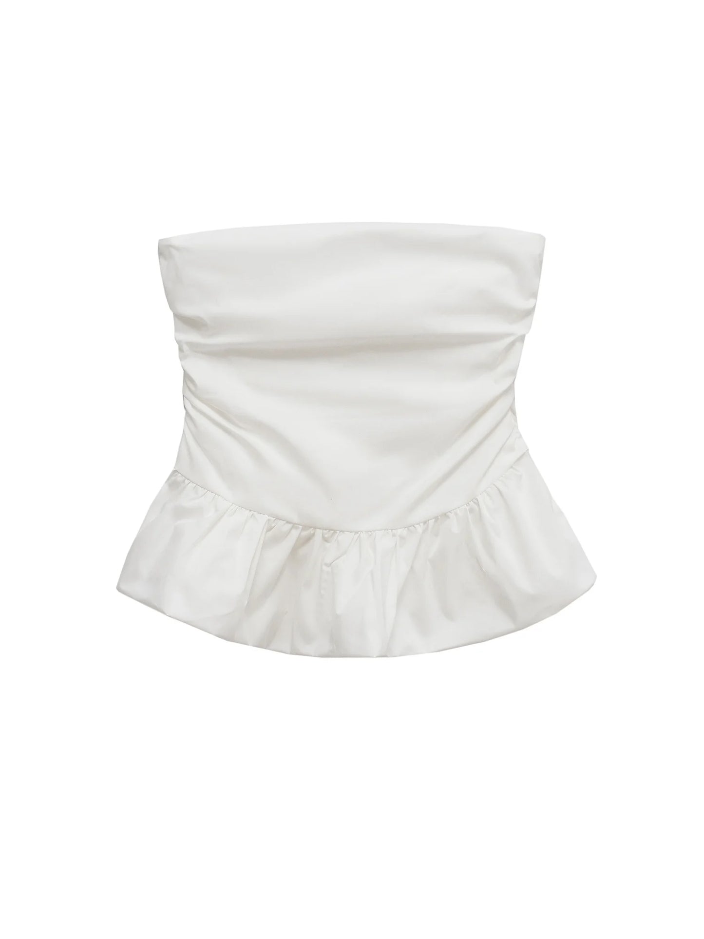 European and American 2025 new women's clothing European and American style fashionable sexy tube top