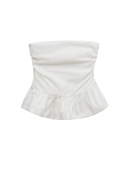 European and American 2025 new women's clothing European and American style fashionable sexy tube top