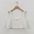 100% Cotton Tops For Women 2024 Casual Sleeveless Women Summer Top Streetwear Sexy Crop Tops Ladies Aesthetic Clothing