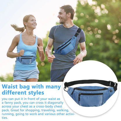 Fanny Packs for Women Men Belt Bag Fashion Waist Packs Lightweight Crossbody Bags Bum Bag for Outdoor Running Hiking Travel