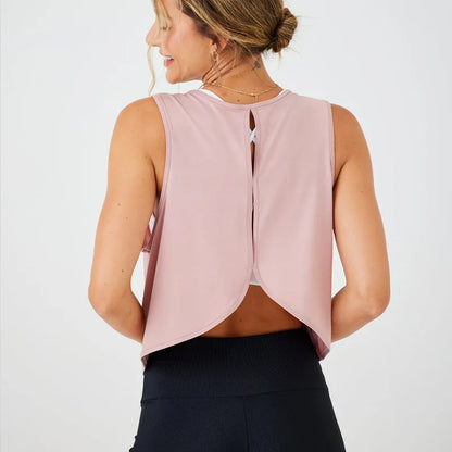 Women's Tank Workout Tops Sports Wear For Women Gym T-shirt Open Back Yoga Top Sport Blouses Woman Fitness Shirt Female Jersey