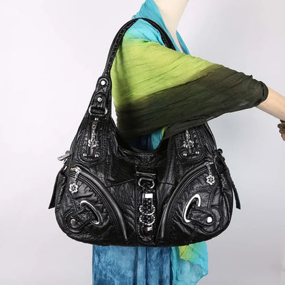 Women Handbags Fashion Shoulder Bag Large Tote Top-handle Shopping Pack Multifunctional Satchel Lady Hobos  Big Purse