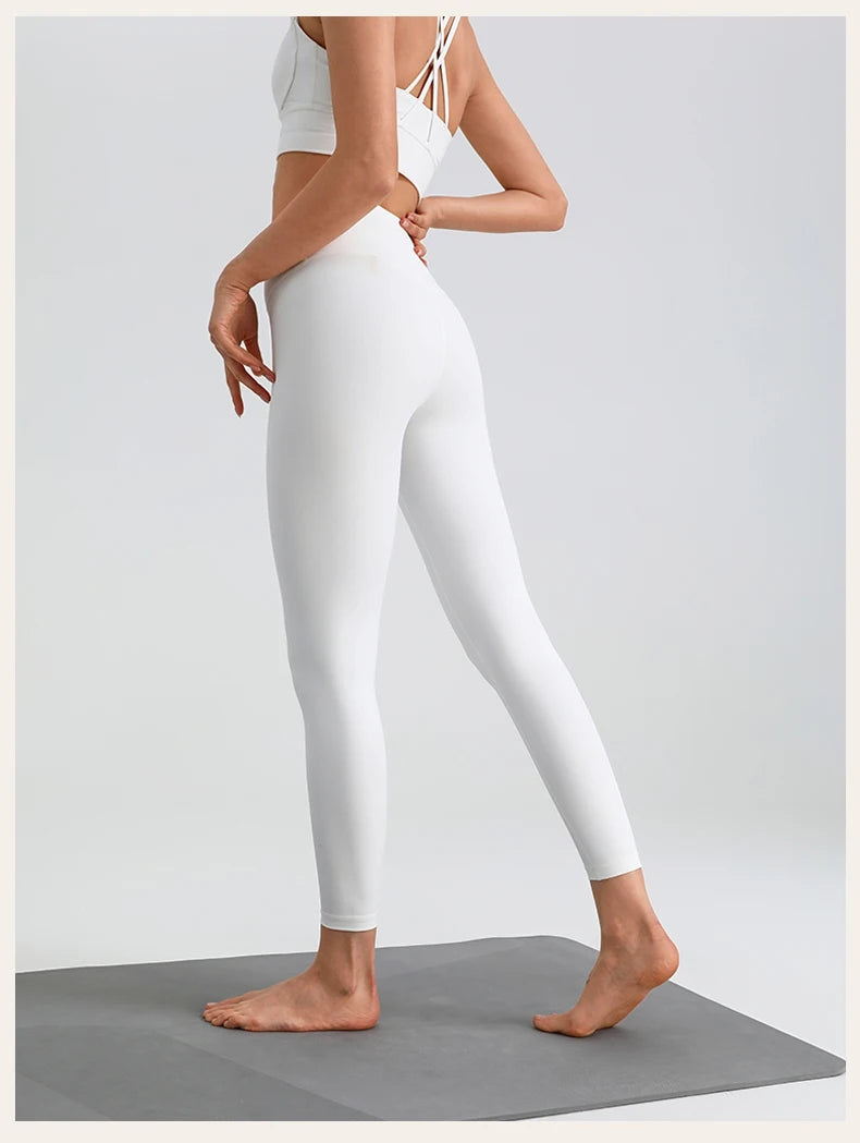 Women's Yoga Pants Gym Leggings Lady's Girl Fitness Soft touch Tights High Waist Elastic Breathable No T Line Sports Pants