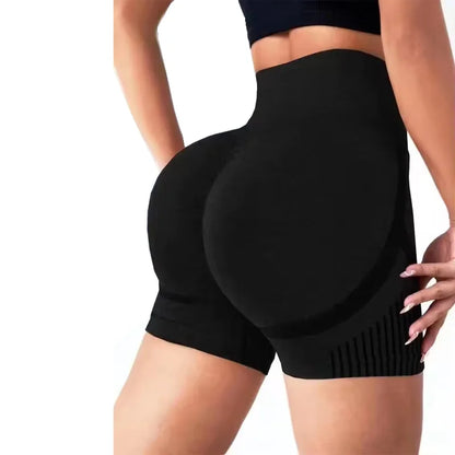 Women Yoga Shorts High Waist Workout Shorts Fitness Yoga Lift Butt Fitness Ladies Yoga Gym Running Short Pants Sportswear
