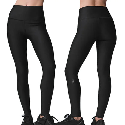 Summer High-Waisted Yoga Pants Stretch Quick-Dry Workout Leggings for Running Cycling Gym Fitness