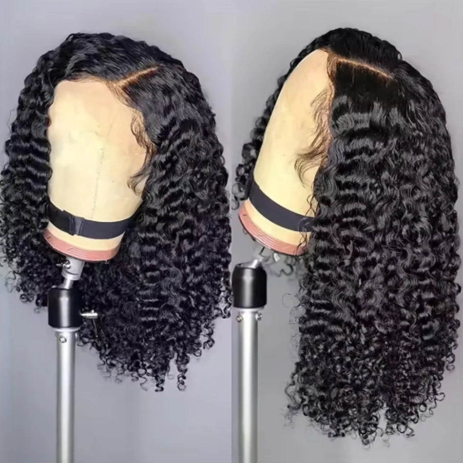 Glueless Wigs Human Hair Wear And Go Kinky Curly Lace Frontal 100% Human Hair Perruque Cheveux Humains OnSale Brazilian Raw Hair