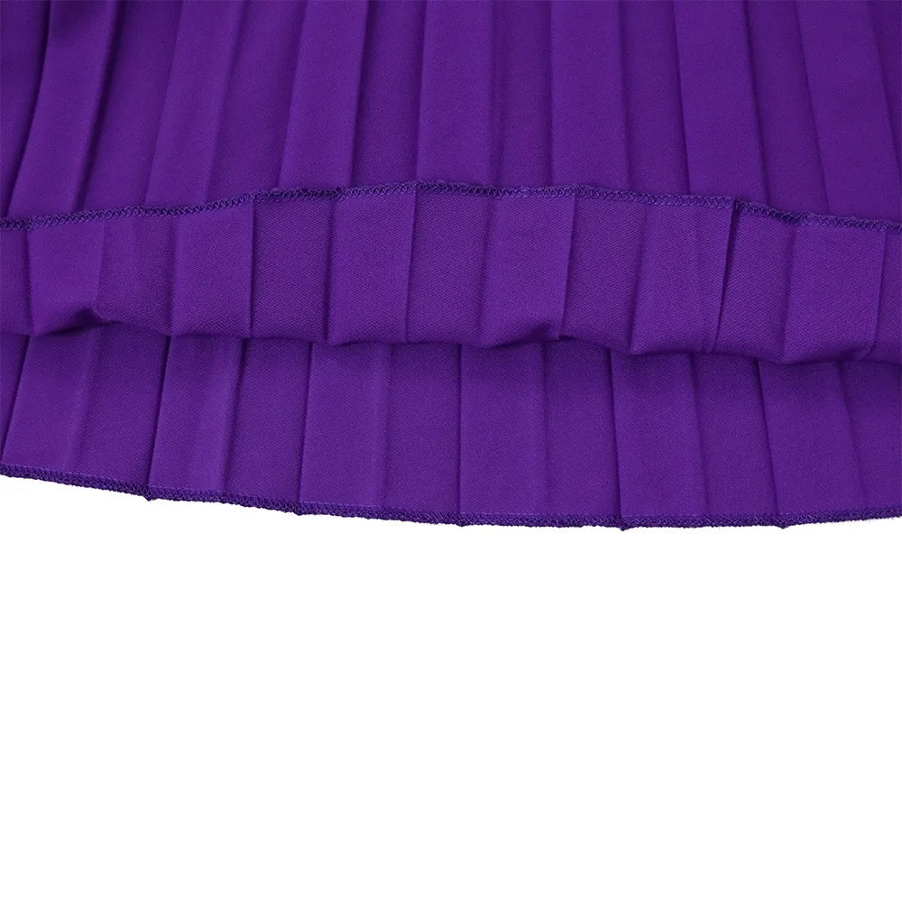 Elegant Pleated Skirts for Woman 2024 New High Waisted Belt Waisted Ankle Length Autumn Winter Wear Bottoms Skirts Clothes Hot
