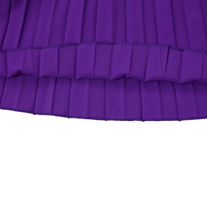 Elegant Pleated Skirts for Woman 2024 New High Waisted Belt Waisted Ankle Length Autumn Winter Wear Bottoms Skirts Clothes Hot