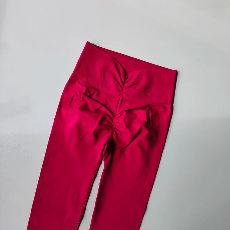 Women's Fitness Yoga Pants New High Waist and Waist Lifting Hip Fitness Pants Women's High Elasticity Speed Drying Tight Sports