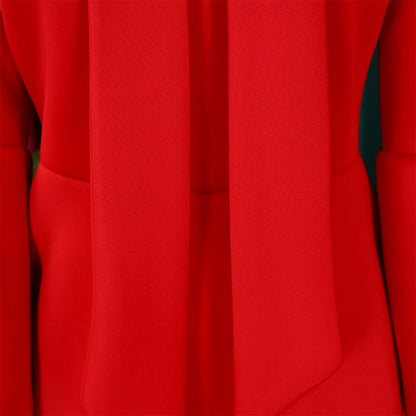 Elegant Dresses for Women Bow Collar Full Sleeve High Waisted A Line Mid Calf Luxury Female Birthday Party Dinner Vestidos Mujer