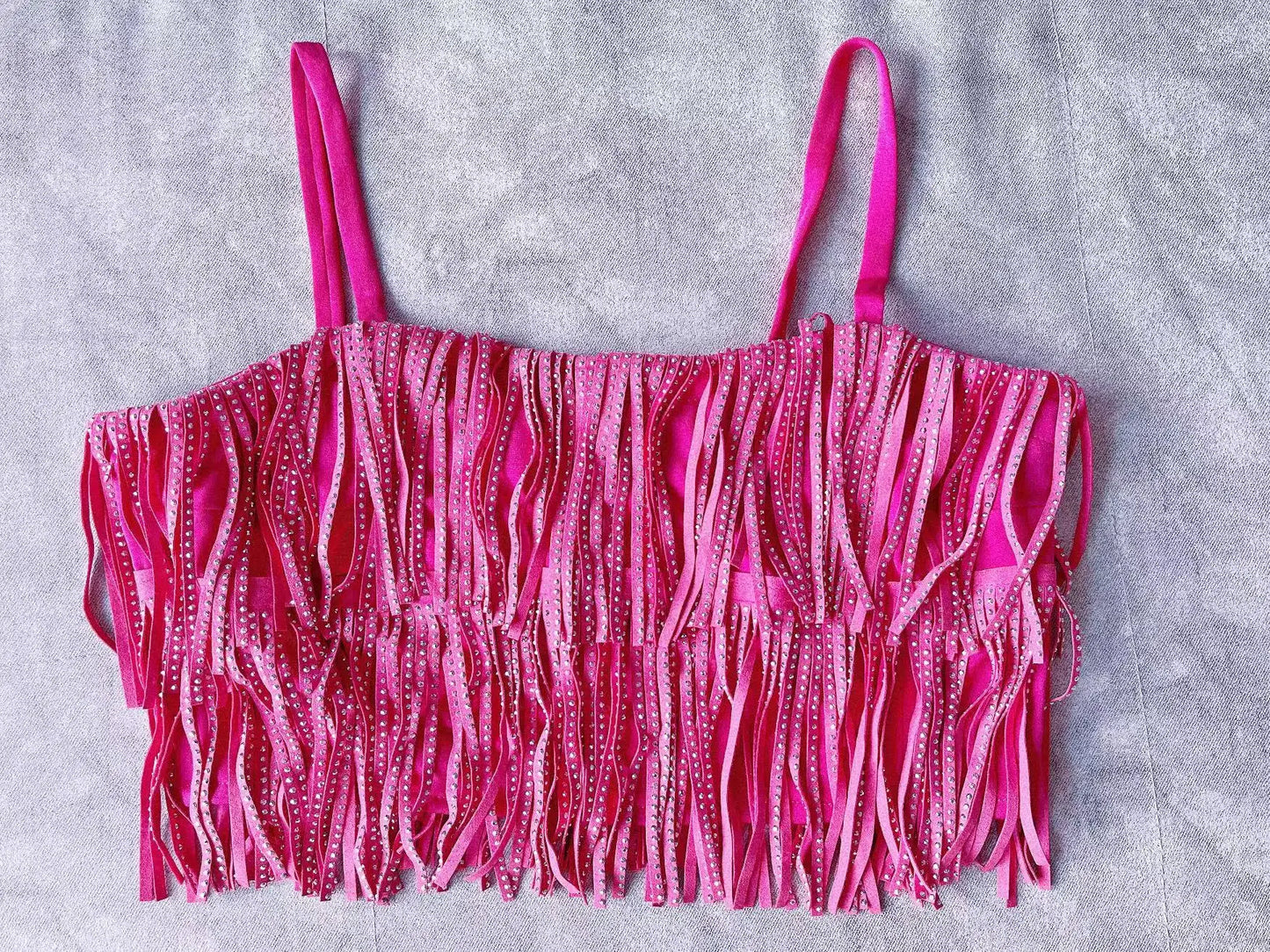 Women Skirt Fashion 2025 New Autumn High Waist Belt Multi Layer Short  Heavy Drilling Rhinestones Fringed Skirt with Cake A Line