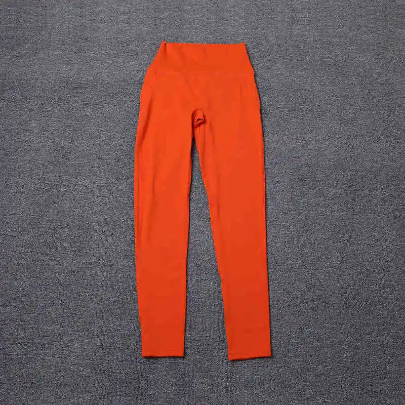 Yoga Pants Nude Fast Drying Breathable GYM Fitness No Wear underpants  Yoga Leggings High Waist