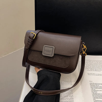 Women's Bag 2025 Autumn and Winter Simple Fashion Small Square Bag Korean Style High-Grade Fashion All-Match Casual Shoulder Bag