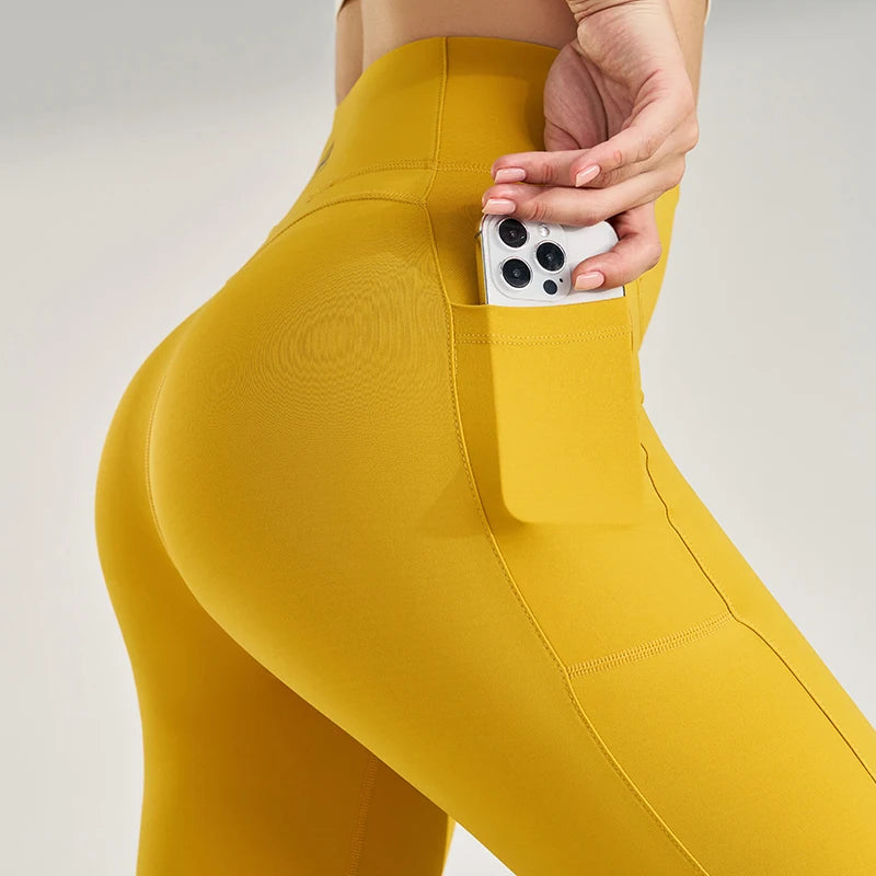 Women's High Waist Yoga Pants Peach Butt Stretch Leggings Outdoor Quick Dry Sweatpants Running Fitness No Trace Pants