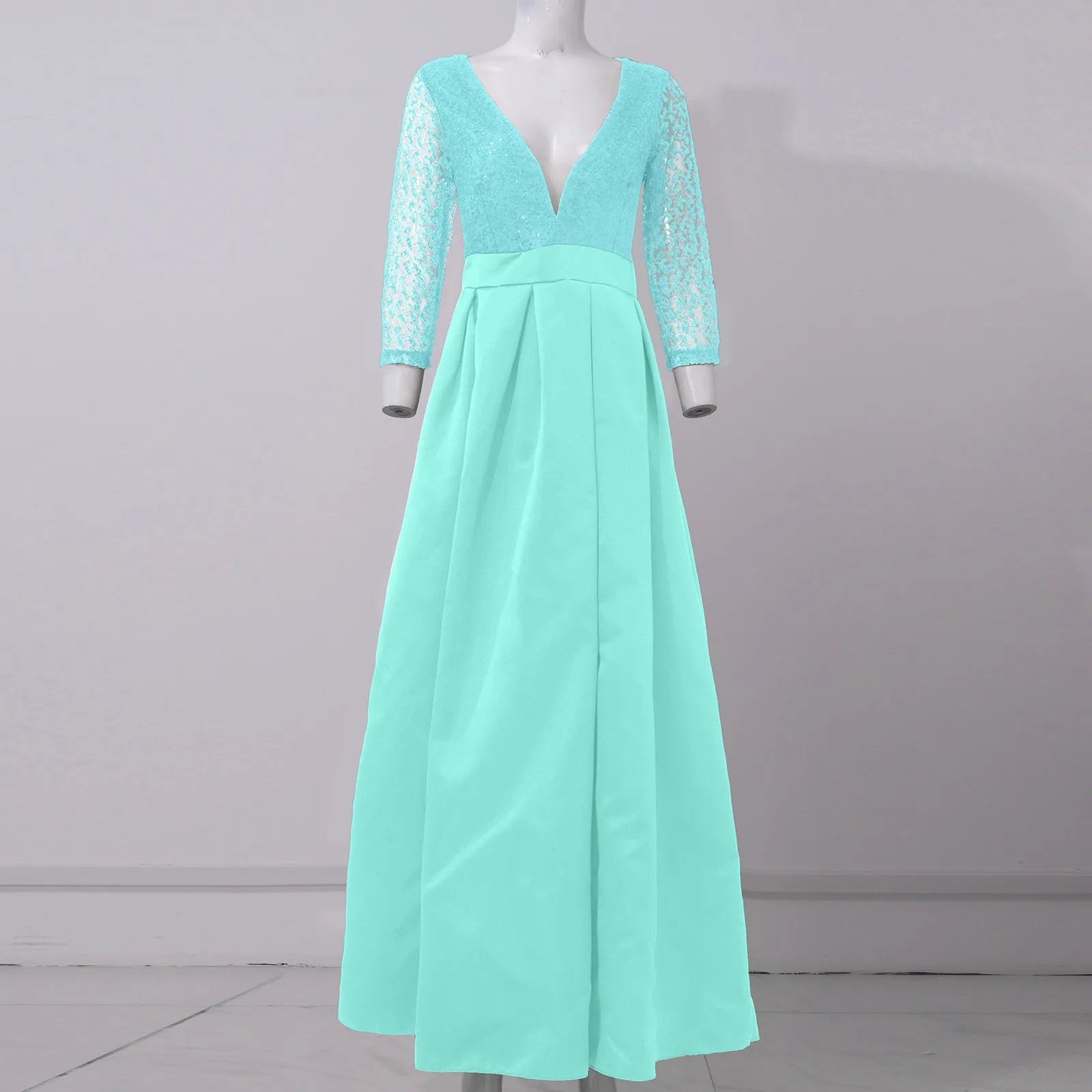 Women'S Elegant Evening Dresses Women'S Fashionable Long Dresses Trailing Evening Dresses Solid Color Floor-Length Dresses